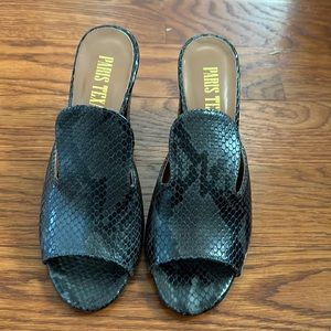 Paris Texas Mule Heels